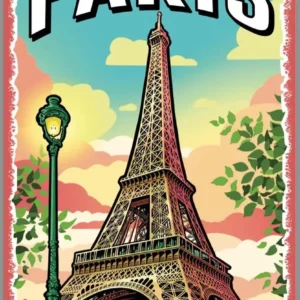 Tour Eiffel au printemps
