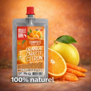 Compote Energétique Orange, Carotte, Citron