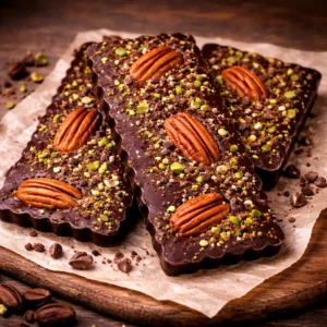 Tablette aux Pistaches et aux Noix de pecan